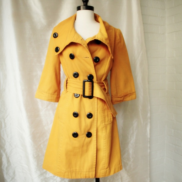 Yellow Double Breasted Jacket - Picture 2 of 4